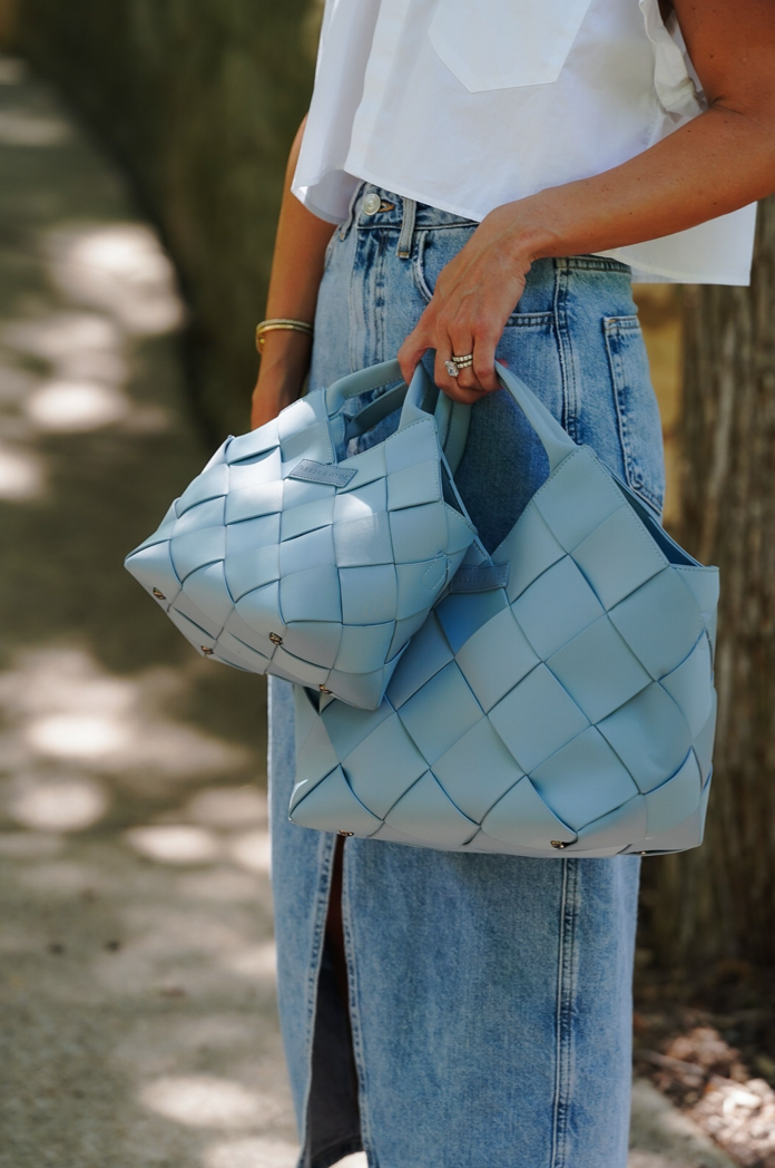 The Dallas Classic Tote in Denim — Parker & Hyde